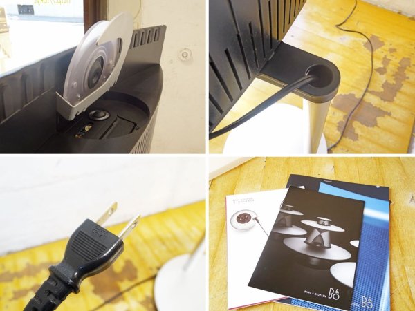 バング&オルフセン Bang & Olufsen B&O ベオサウンド1 BEOSOUND1 CD・FMラジオ アクティブスピーカー 専用スタンド付 廃盤 ★