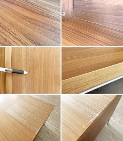 モーダエンカーサ moda en casa AVキャビネット TVボード 壁面収納 シェルフ キャビネット ウォールナット W190 大型収納 モダンデザイン ●