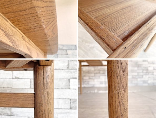 モモナチュラル MOMO Natural ベント VENT ダイニングテーブル オーク材 W140cm ナチュラルスタイル 定価¥74,000- ●