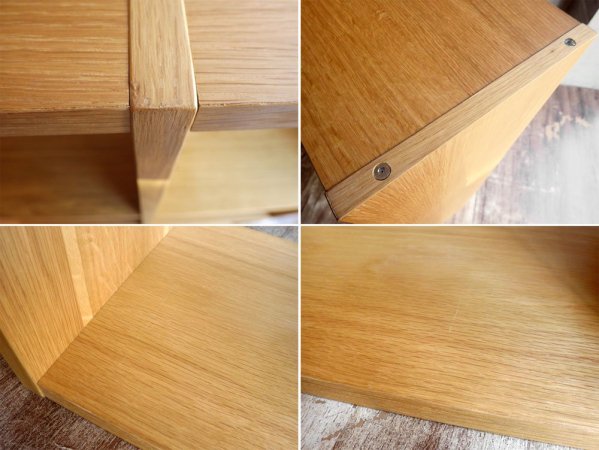 無印良品 MUJI スタッキングシェルフ 2列3段 オーク材 オープンシェルフ 本棚 飾り棚 スタッキングチェスト2段付き 合計定価¥29,890- ♪