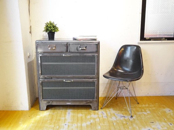 ダルトン DULTON 2レイヤーキャビネット 2 LAYER CABINET RAW インダストリアルスタイル ノスタルジック 美品 ★