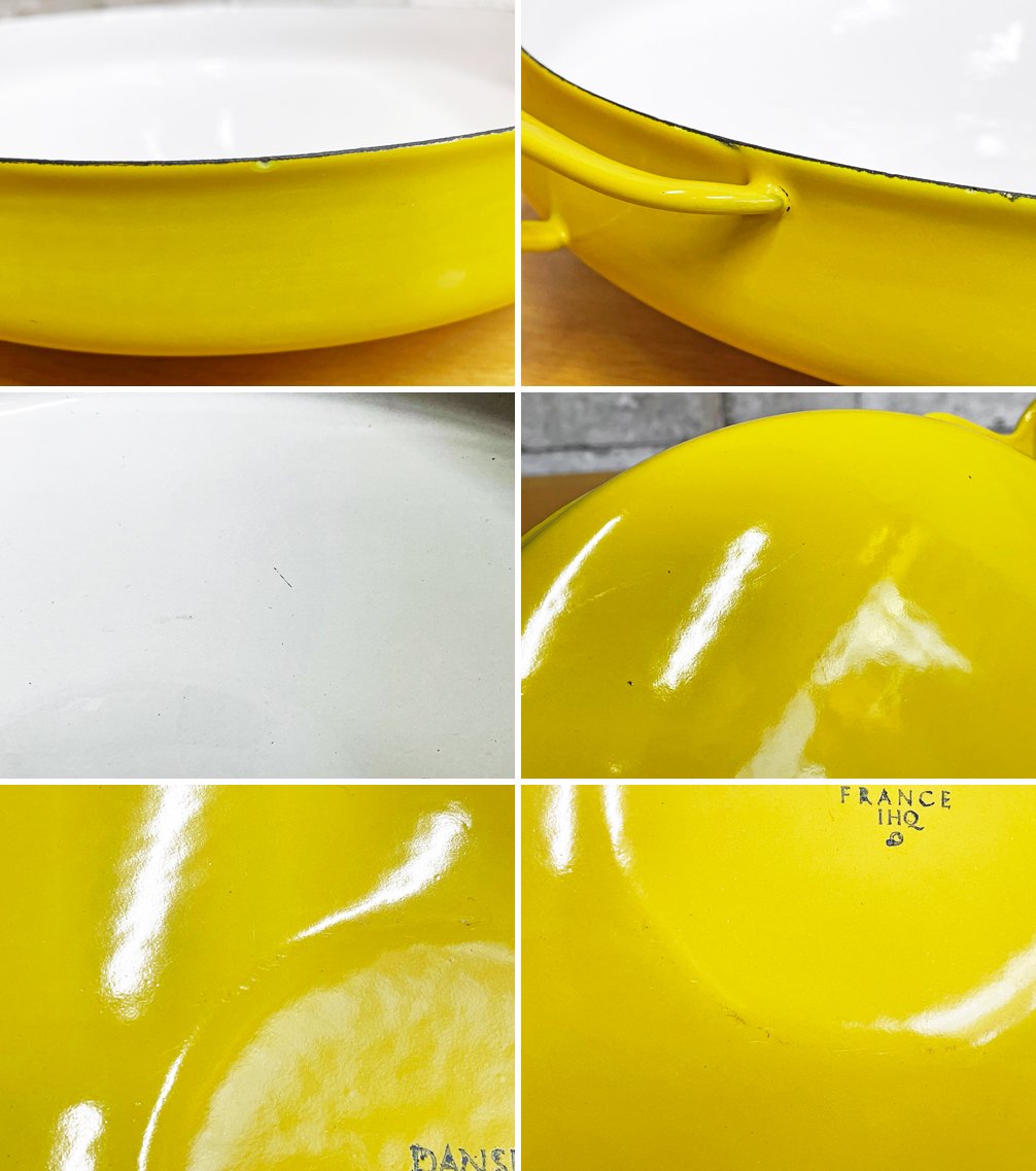 ダンスク DANSK コベンスタイル Koben style パエリアパン 鍋 イエロー Φ25cm イェンス・クイストゴー JHQ デザイン ビンテージ フランス製 ●