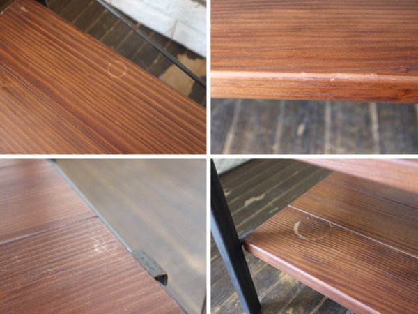 アクメファニチャー ACME Furniture グランビュー GRANDVIEW TVシェルフ AVボード ローボード ハックベリー アイアン インダストリアル 定価¥41,800- ◎