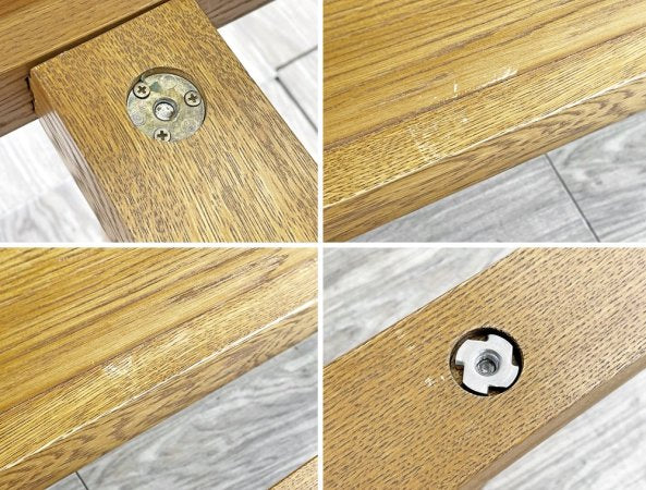 トラックファニチャー TRUCK FURNITURE トーチ TORCH クイーンサイズ ベッドフレーム オーク無垢材 廃番サイズ ●