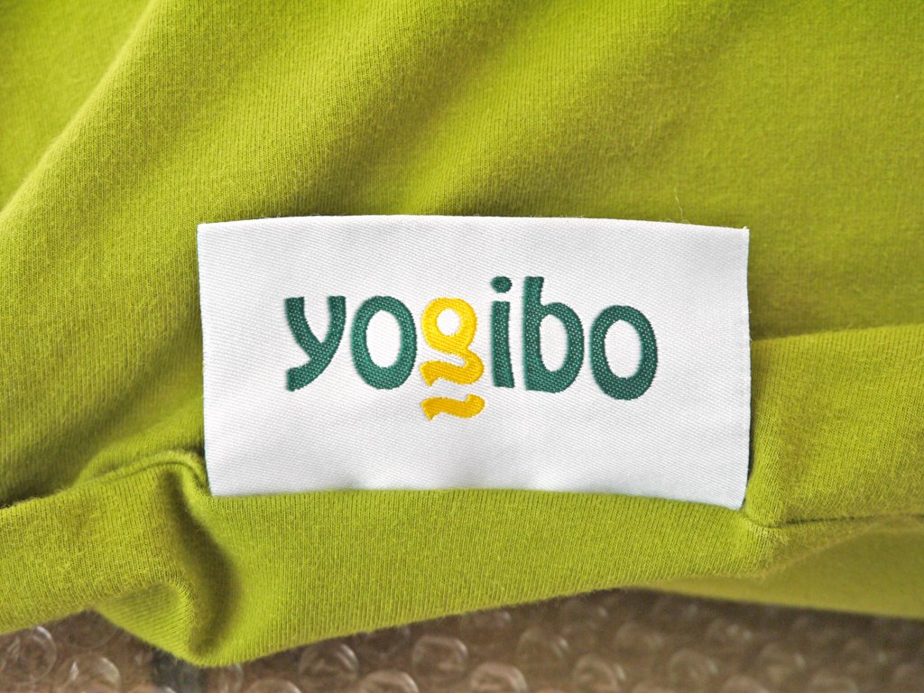 ヨギボー yogibo ミディ midi ビーズクッション ソファ ライムグリーン 替えカバー付 定価総額¥38,170- ◇