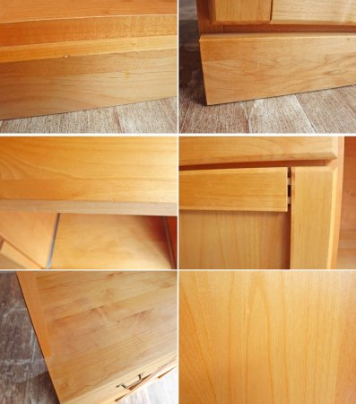 モモナチュラル MOMO Natural ヴィボ VIBO キッチンボード KD BOARD カップボード 食器棚 アルダー材 W 120cm 定価 ¥124,000-♪