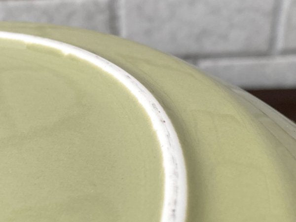 イッタラ iittala ティーマ TEEMA プレート 26cm オリーブグリーン カイ・フランク Kaj Franck 廃番 A ■
