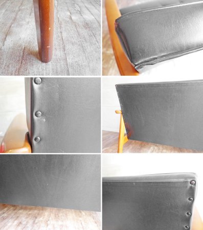 カリモク60 karimoku60 Kチェア 2シーター ソファ スタンダードブラック 60's レトロモダン ジャパンミッドセンチュリー ♪