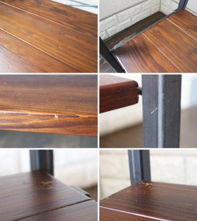 アクメファニチャー ACME Furniture グランビュー GRANDVIEW TVシェルフ AVボード ローボード ハックベリー アイアン インダストリアル 定価¥41,800- B ◎