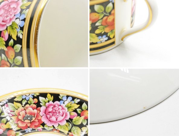 ウェッジウッド WEDGWOOD クリオ CLIO カップ&ソーサー C/S 白磁 ボーンチャイナ BONE CHINA 英国食器 廃番 A ●
