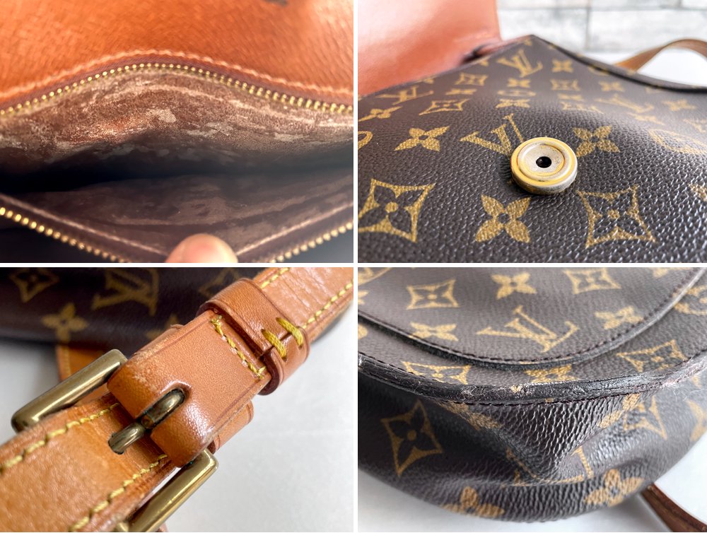 ルイヴィトン LOUIS VUITTON サンクルー モノグラム ショルダーバッグ M51242 廃番 made in France 現状品 ●