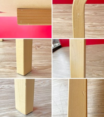 アルテック Artek スツール Stool 60 80周年記念モデル リノリウム マッシュルーム 3本脚 アルヴァ・アアルト スコープ scope 別注カラー フィンランド 北欧家具 ●