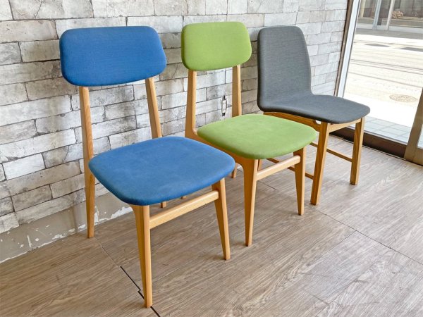 イデー IDEE アントン ANTON ダイニングチェア ナチュラル グレー 受注生産品 定価\45,100- ●