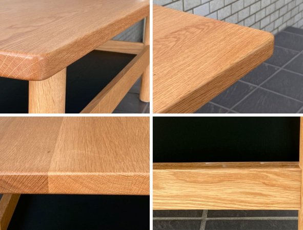 イデー IDEE ディモンシュ ローテーブル DIMANCHE LOW TABLE ホワイトオーク無垢材 ナチュラルモダン ■