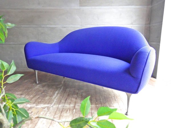 モダニカ MODERNICA インパラ Impala 2Pソファ ブルーファブリック ミッドセンチュリー ビンテージ 廃番希少♪