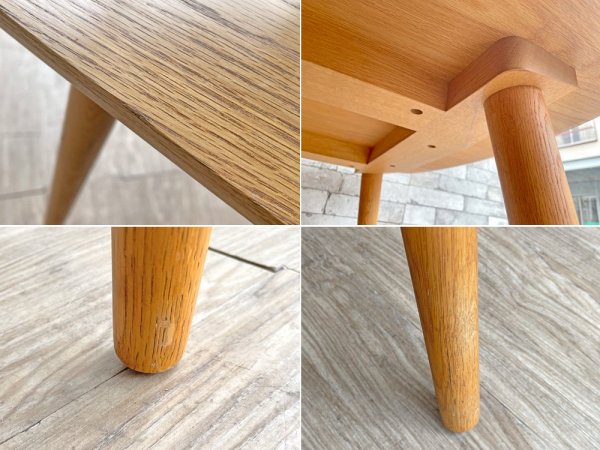 トラックファニチャー TRUCK FURNITURE トーチ TORCH ダイニングテーブル ナチュラル ナラ無垢材 廃番 定価\214,500- ●