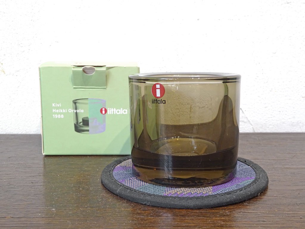 イッタラ iittala マリメッコ marimekko キビ kivi キャンドルホルダー リネン 亜麻 スコープ別注 Scoop 北欧 フィンランド ★