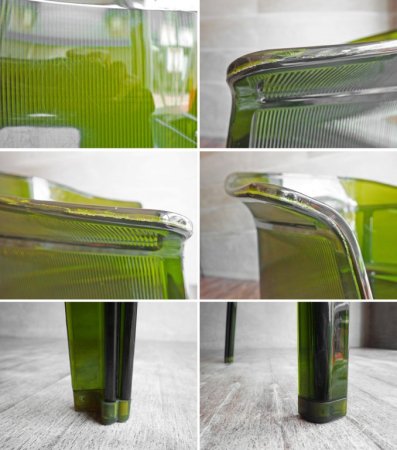 カルテル Kartell パピルス PAPYRUS アームチェア オリーブグリーン ロナン&エルワン・ブルレック Ronan & Erwan Bouroullec 定価¥50,400- ♪