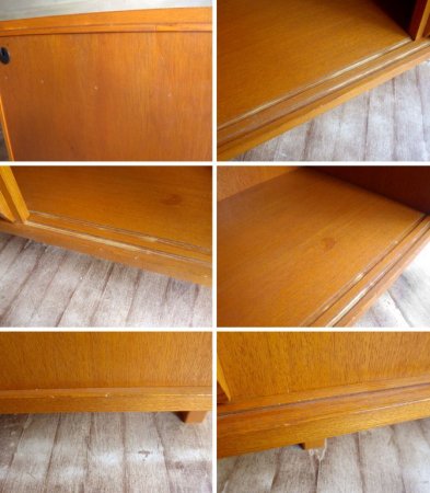 グラフ graf ナラティブ Narrative バコ Baco キャビネット タモ材 AVキャビネット 収納家具 スライド扉 コード穴 定価¥146,300- ♪