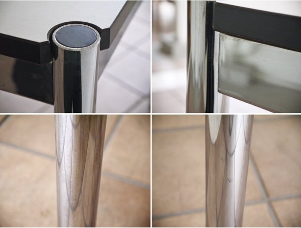 USMハラー USM Haller モジュラーファニチャー Modular Furniture ハラーテーブル W75 ホワイトラミネート天板 ◇