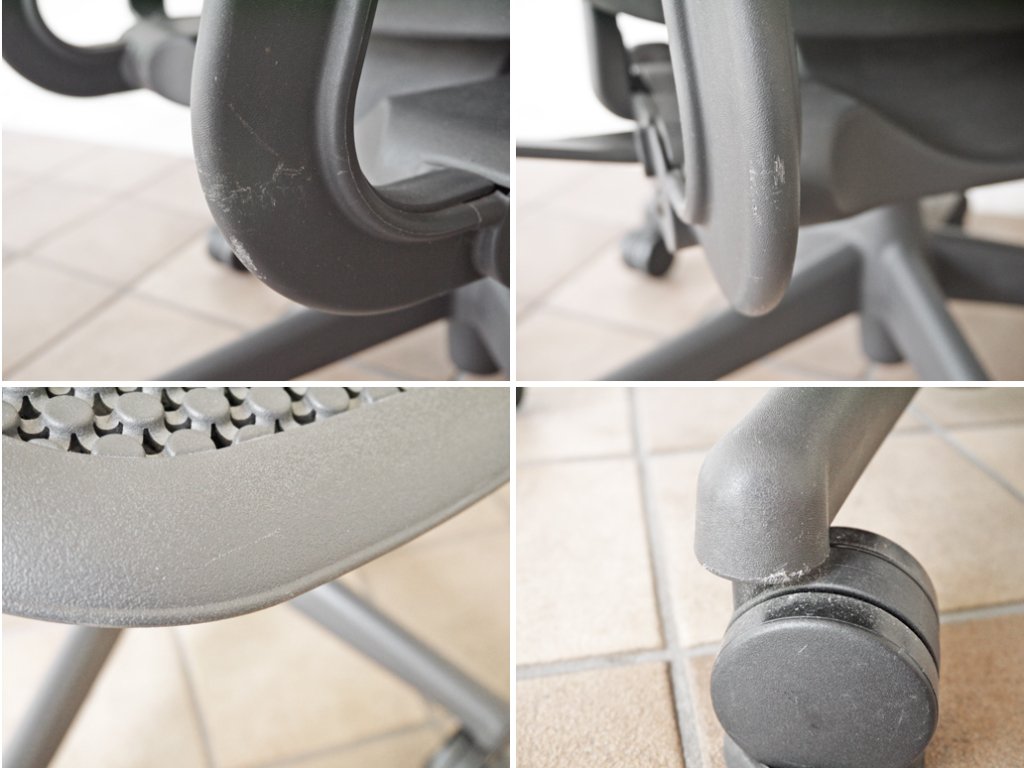 ハーマンミラー Herman Miller セラチェア Celle Chair デスクチェア オフィスチェア グラファイトカラー 定価¥134,200- ◇