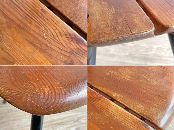 ラウカンプー Laukaan puu ピルッカ チェア pirkka chair ダイニングチェア パイン材 イルマリ・タピオヴァーラ 1950-60s フィンランド 北欧ビンテージ 希少 B ●