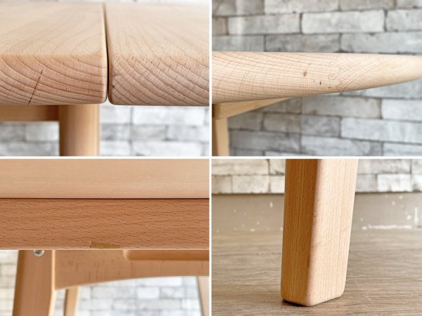 カールハンセン&サン Carl Hansen&Son CH002 ダイニングテーブル バタフライテーブル ビーチ材 ソープフィニッシュ ハンス J. ウェグナー 北欧家具 ●