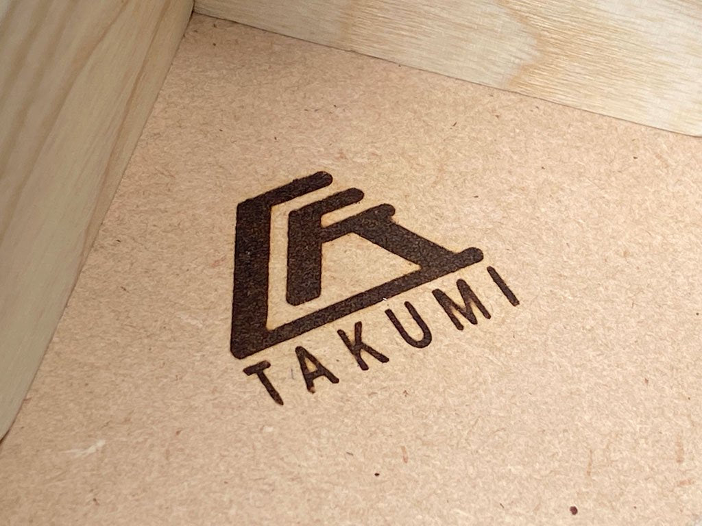 匠工芸 TAKUMI マッシュルーム スツール ハイスツール Mサイズ ホワイトアッシュ材 スウェード グレー 旭川家具 ■