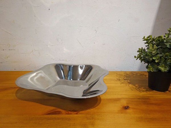 イッタラ iittala アルヴァ アアルト コレクション Aalto ステンレスボウル 35.8cm トレー 大皿 プレート★