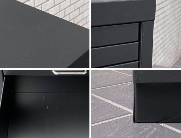ビスレー BISLEY 29 Series A4 Cabinet デスクキャビネット ブラック 抽斗8杯 オフィス家具 英国 ■