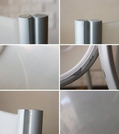 カルテル Kartell FPE chair スタッキングチェア ダイニングチェア 2脚セット ホワイト ロン・アラッド Ron Arad イタリア 現状品 ◎