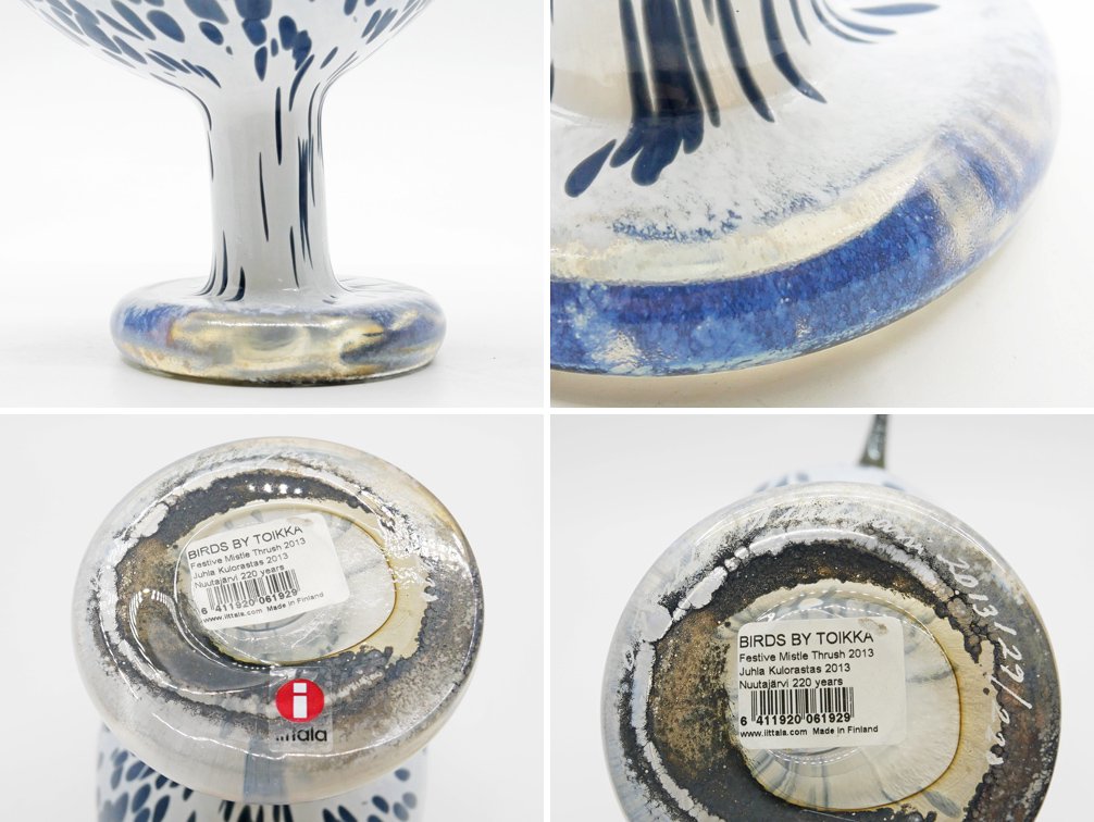 イッタラ iittala イッタラバード フェスティブ Festive Mistle Thrush オイバ・トイッカ Oiva Toikka 2013年 220周年記念 129/220 限定品 ●