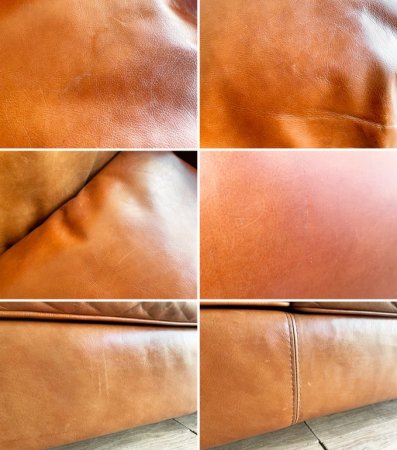 アクタス ACTUS ファイブ・バイ・ファイブ five by five レット LETTE 3P ソファ 本革 レザー ブラウン 販売終了品 参考価格¥293,700- ●