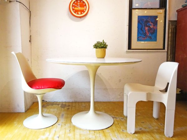 カルテル Kartell ユニバーサルチェア Universal Chair クラシカル 4867 ジョエ・コロンボ Joe Colombo 廃盤 ホワイト ★