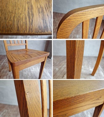 モモナチュラル MOMO Natural ベーシック BASIC ダイニングチェア オーク無垢材 オイル仕上げ 2脚セット 定価総額¥44,000- ♪