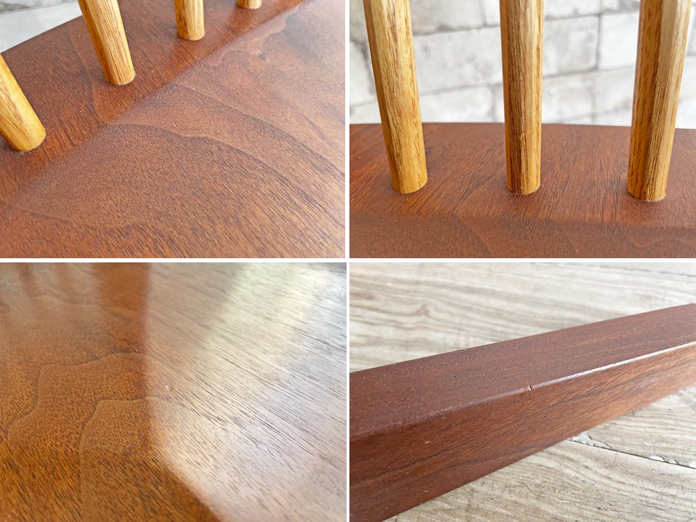 桜製作所 コノイドチェア CN101 CONOID CHAIR ジョージ・ナカシマ George Nakashima ダイニングチェア ラウンジチェア ウォールナット無垢材 焼印有 B ●