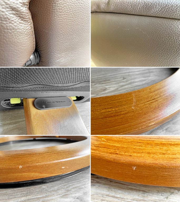 エコーネス EKORNES メイフェア Mayfair ストレスレスチェア stressless リクライニングチェア & オットマン レザー ブラウン Sサイズ 北欧 ノルウェー ●