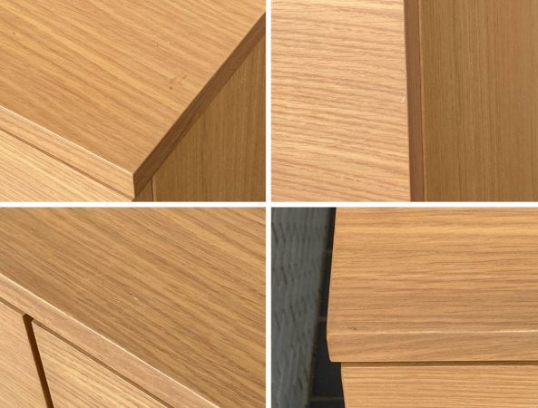 無印良品 MUJI 木製チェスト 4段チェスト オーク材 シンプルモダンデザイン ナチュラル ■