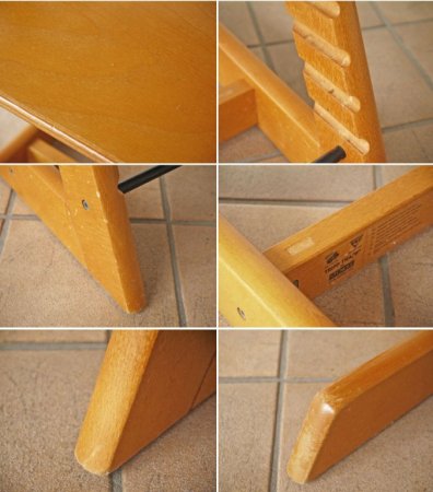 ストッケ STOKKE トリップトラップ TRIPP TRAPP ベビーチェア キッズチェア チェリー S/N0~ ノルウェー 北欧家具 B ◇