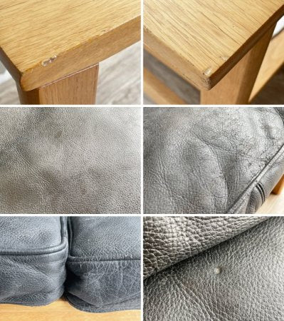 フレデリシア FREDERICIA 2452 2Pソファ ソーレン・ホルスト Søren Holst オーク無垢材 レザー デンマーク ●