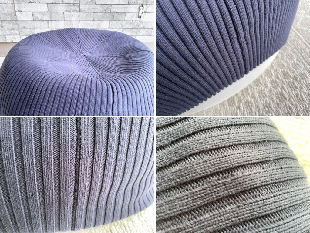 イデー IDEE プーフ PUUF クッション オットマン カバーリング ネイビー 定価¥19,900- ●