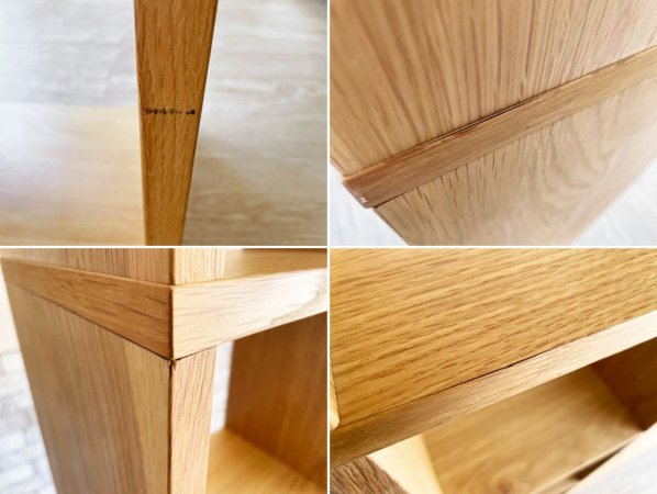 無印良品 MUJI オーク材 スタッキングシェルフ 4列5段 W160cm オープンシェルフ オープン追加棚 ナチュラル 合計定価¥55,800- ●