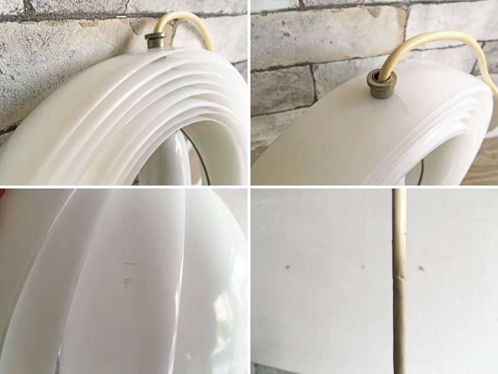 ルイスポールセン louis poulsen ムーン Moon ペンダントランプ ヴェルナー・パントン Verner Panton ビンテージ
スペースエイジ デンマーク ●