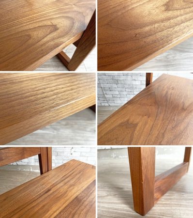 マスターウォール MASTERWAL ワイルドウッドシェルフ WILDWOOD SHELF ウォールナット無垢材 オープンシェルフ 本棚 飾り棚 定価¥156,200- ●