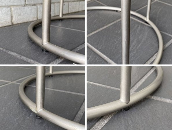 アルフレックス arflex トンド TONDO ラウンドコーヒーテーブル サイドテーブル スモークガラス天板 Φ40cm シンプルモダン イタリア ■