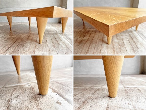 ザ・コンランショップ THE CONRAN SHOP レムス REMUS コーヒーテーブル センターテーブル オーク無垢材 定価¥264,000ー 廃番希少 ♪