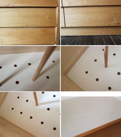 ウニコ unico トゥオ TUO 食器棚 カップボード アルダー材 廃番 参考価格11万円 ◎