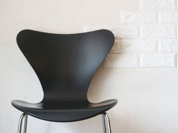 フリッツハンセン Fritz Hansen セブンチェア ブラック アルネヤコブセン 北欧 プライウッド ダイニングチェア ◎