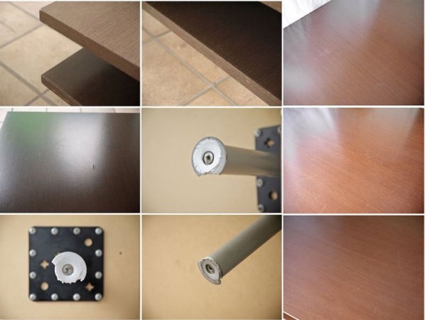 ボーコンセプト Bo Concept サンドイッチ コーヒーテーブル センターテーブル ローテーブル ダークブラウン W90cm デンマーク 廃番品 ◇