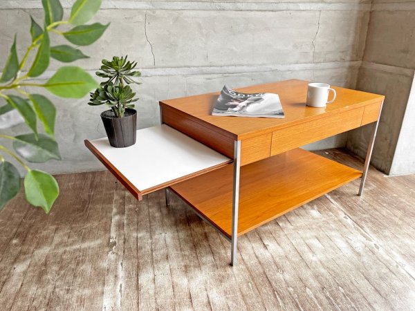 モダニカ MODERNICA アーキテクチュラルライン エンドテーブル ローテーブル ジョージ・ネルソン ミッドセンチュリー エクステンション 抽斗1杯 ♪
